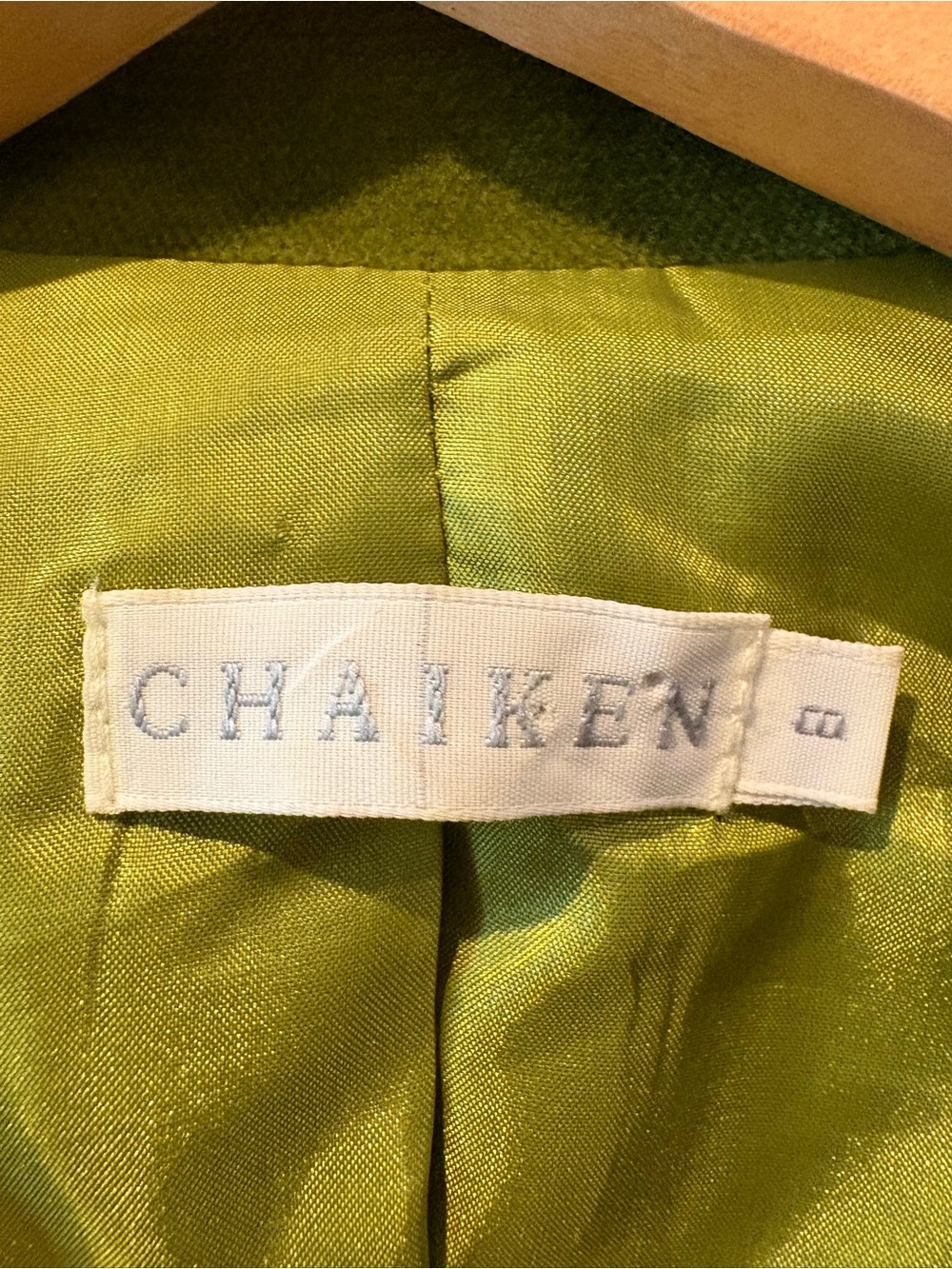 Chaiken Moss Green Velvet Blazer - Picture 6 of 12